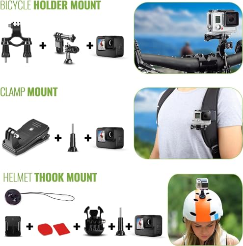 Compact Waterproof Action Camera with 4K Ultra HD Video K68431