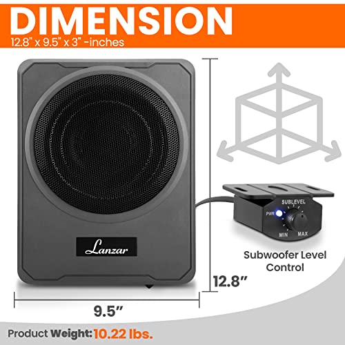 10-Inch Low-Profile Amplified Subwoofer System I787002