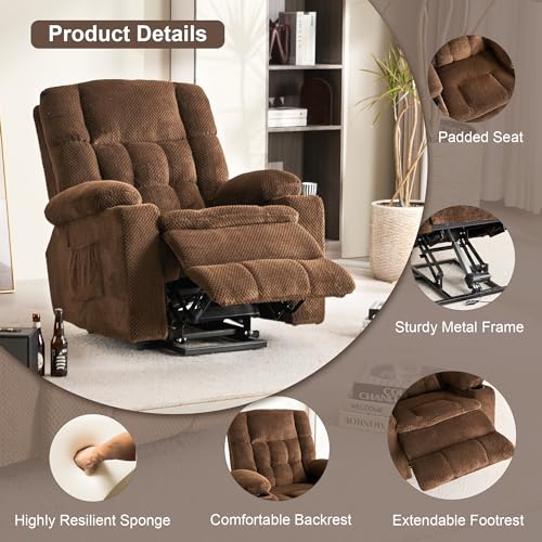 Power Lift Recliner Chair with Massage and Heating V247