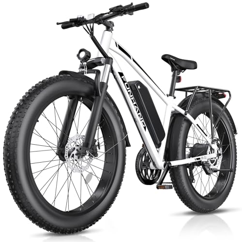 26" Fat Tire Electric Mountain Bike with 48V 13AH Battery Q380