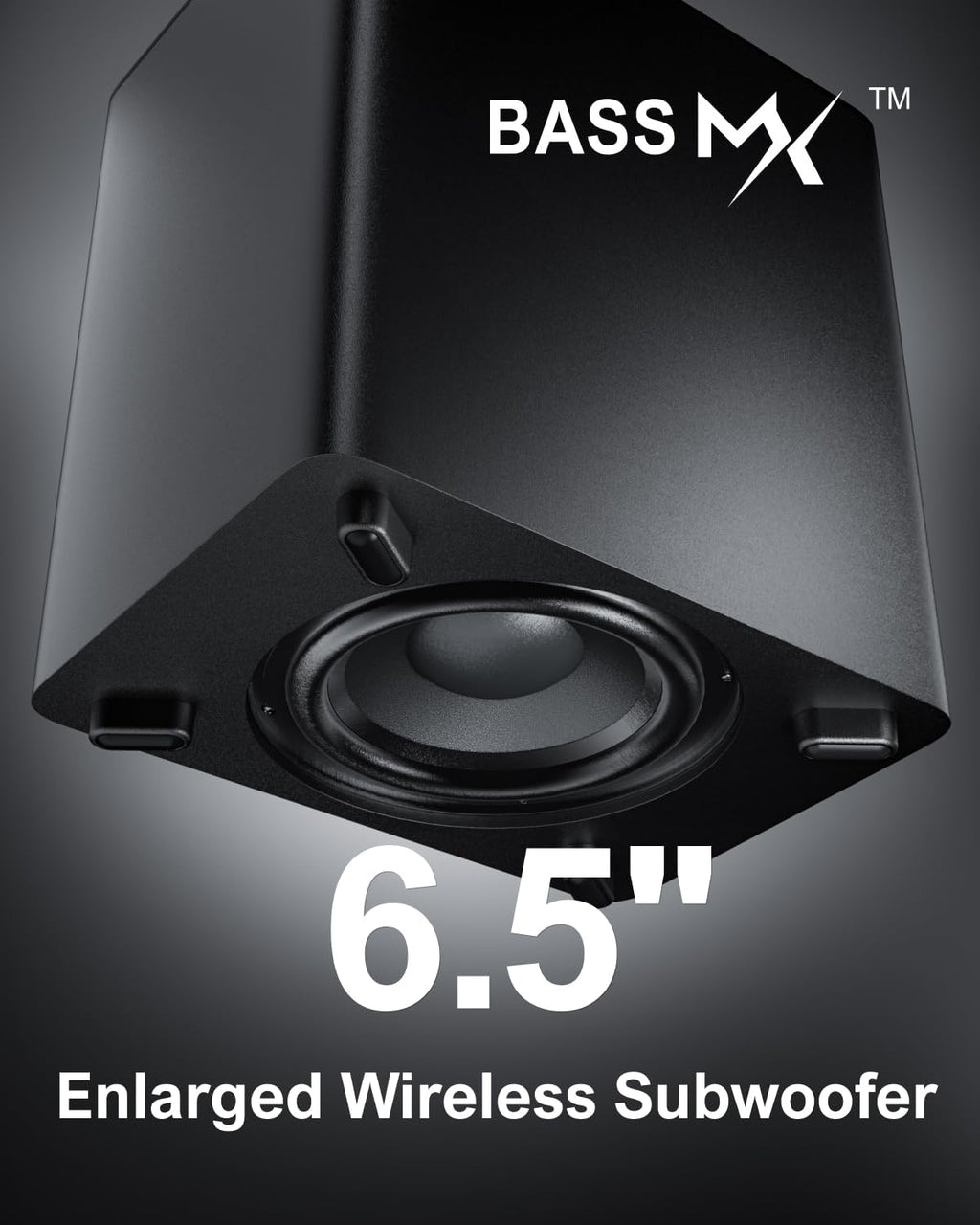 7.1 Virtual Surround Sound System with Subwoofer and Wired Surround Speakers, Peak Power 410W U434