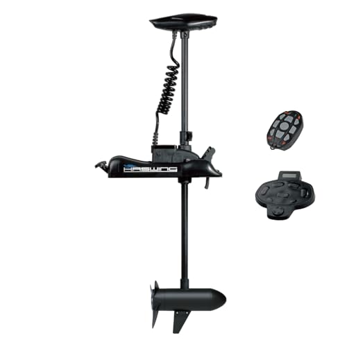 12V 55LB 48 Inch Shaft Bow Mount Electric Trolling Motor with Remote Control V11302