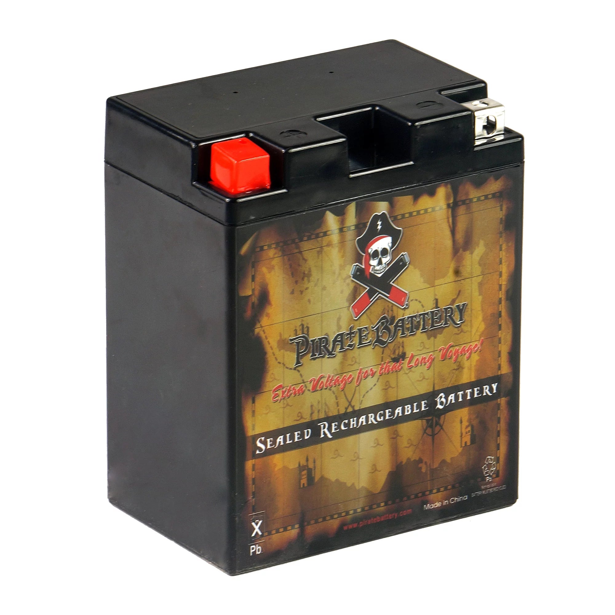 YTX14AH-BS 12 Volt 12 Ah 210 CCA ATV Battery W180