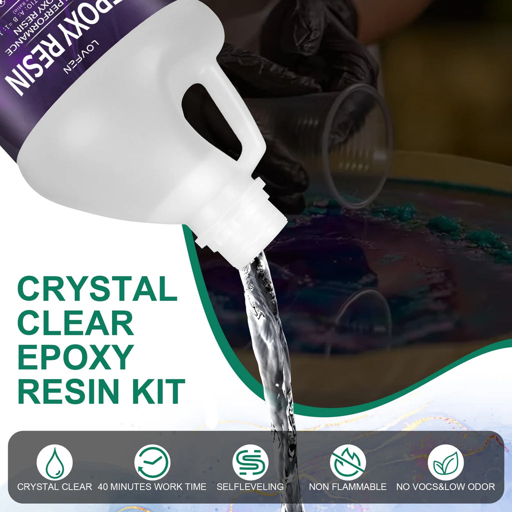 2 Gallon Crystal Clear Epoxy Resin E7040