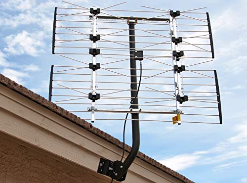 Long Range Multi-Directional Outdoor TV Antenna - 80 Mile Range Q33103