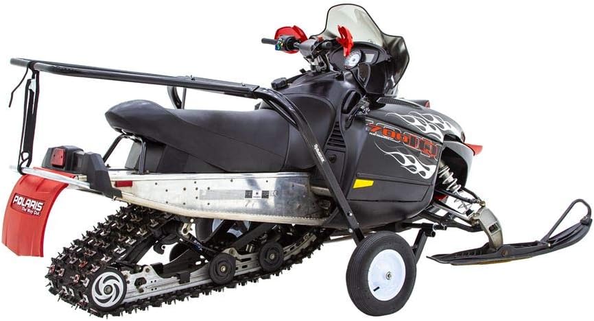 Black Ice Snowmobile Dolly Cart with Large Pneumatic Wheels V228