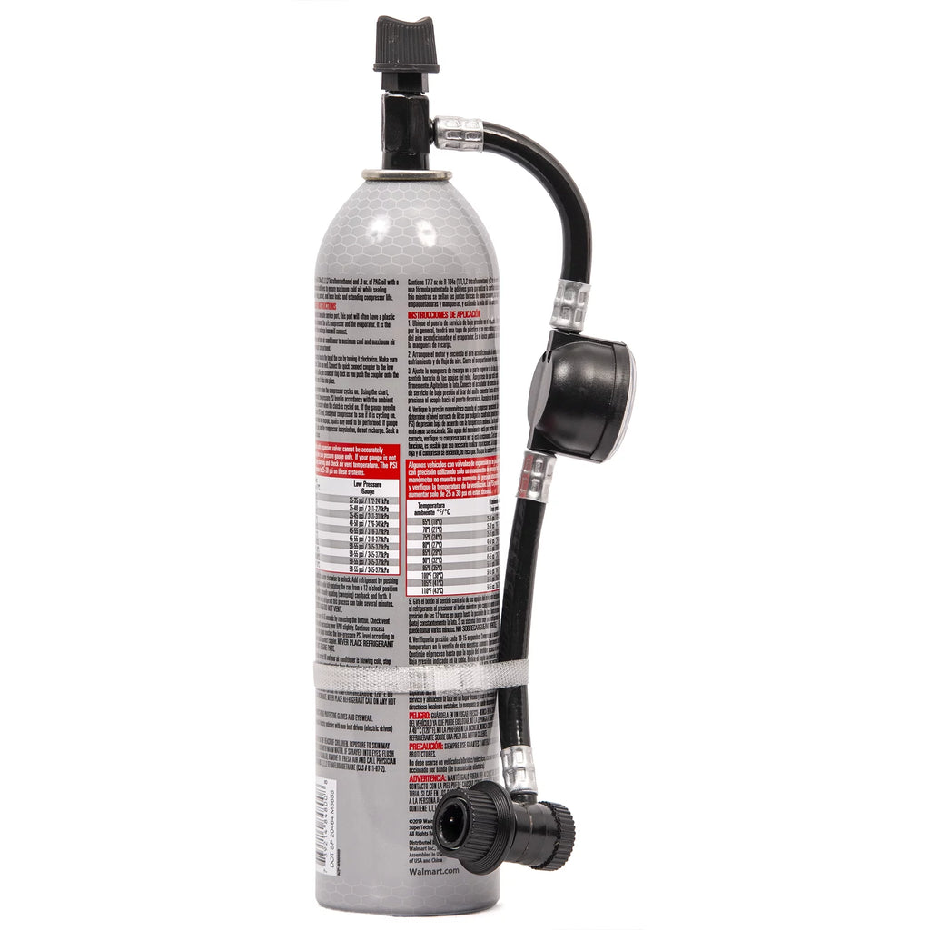 18 oz Automotive Refrigerant with Reusable Hose and Gauge N77625