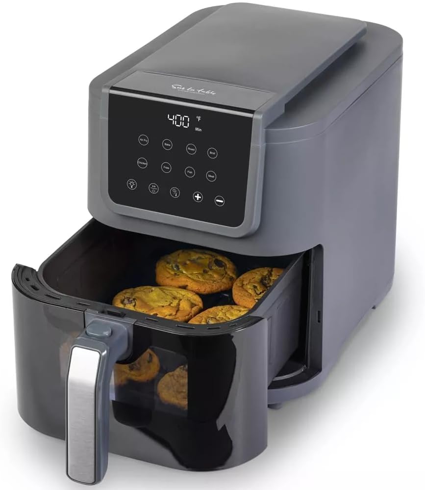 4-in-1 5qt Compact Air Fryer with Digital Touchscreen M604