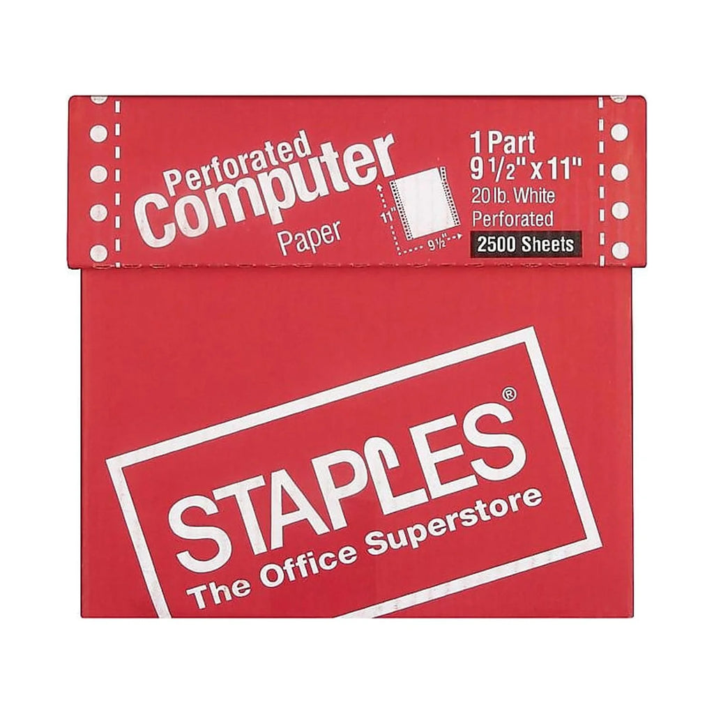 9.5" x 11" Continuous Paper 20 Lbs. 92 Brightness 2500/CT Z672821
