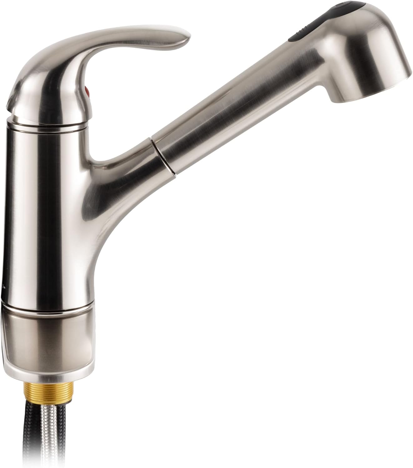 RV Kitchen Pull Out Faucet Brushed Nickel Y914