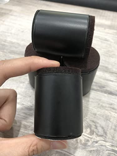 4" Self Adhesive Black Furniture Risers L9270