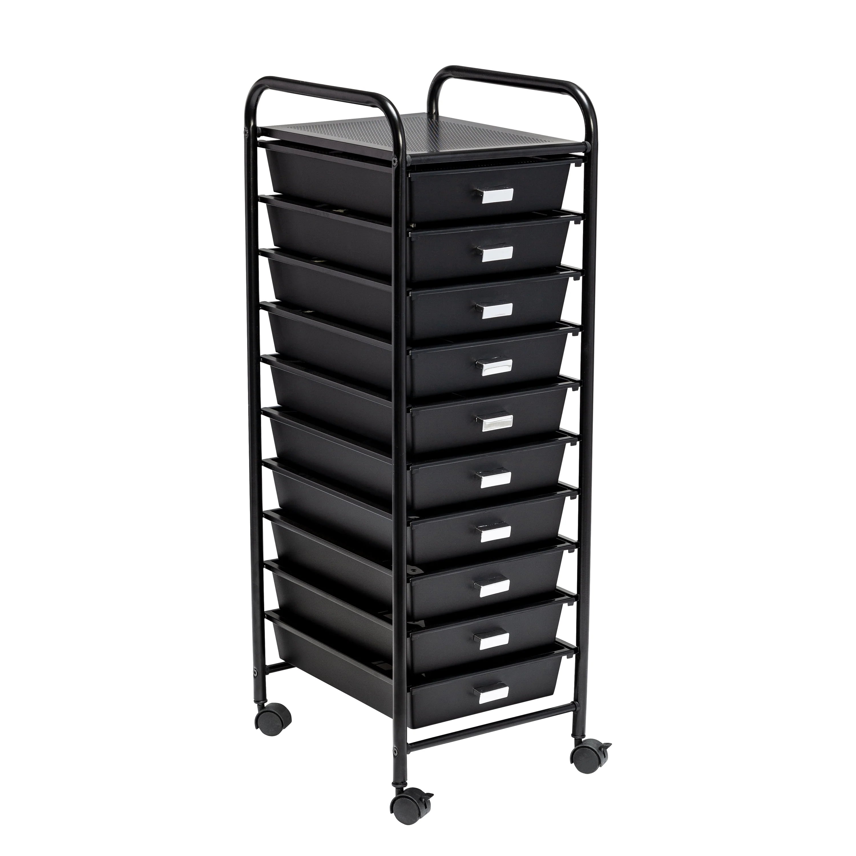 10-Drawer Multi-Color Rolling Cart A849