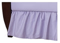 White 100% Cotton 21 Inch Drop Ruffled Bed Skirt N619668