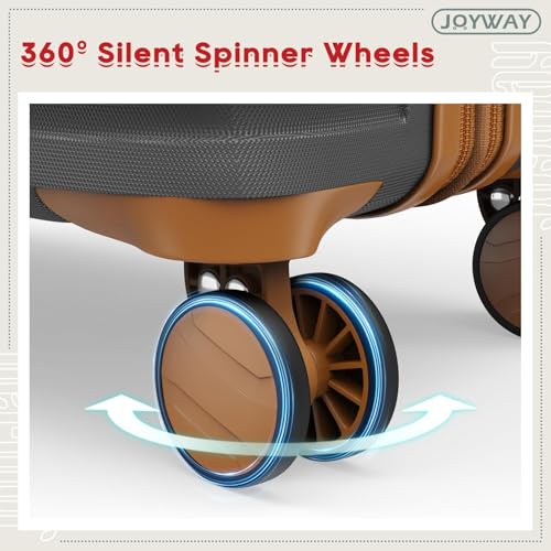 Expandable Carry on Luggage Suitcase with Spinner Wheels Q1226