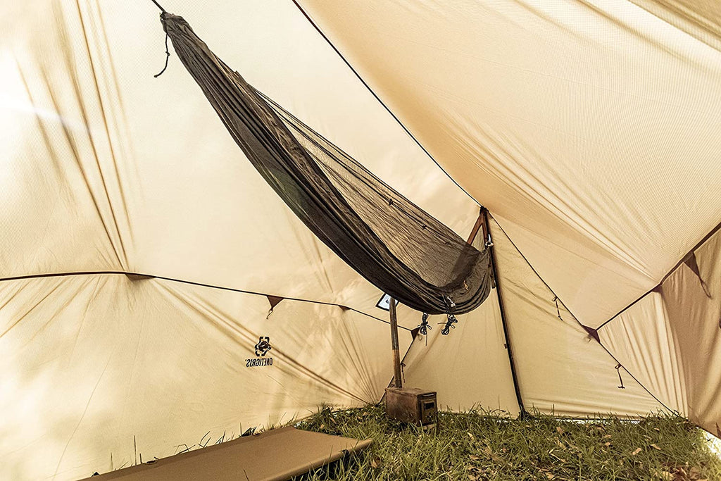 Hammock Hot Tent with Stove Jack, Waterproof Camping Tarp, PU3000mm 4 Season Tent V8052