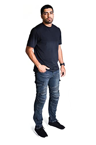 Protective Motorcycle Riding Pants with Removable CE Armor G584936