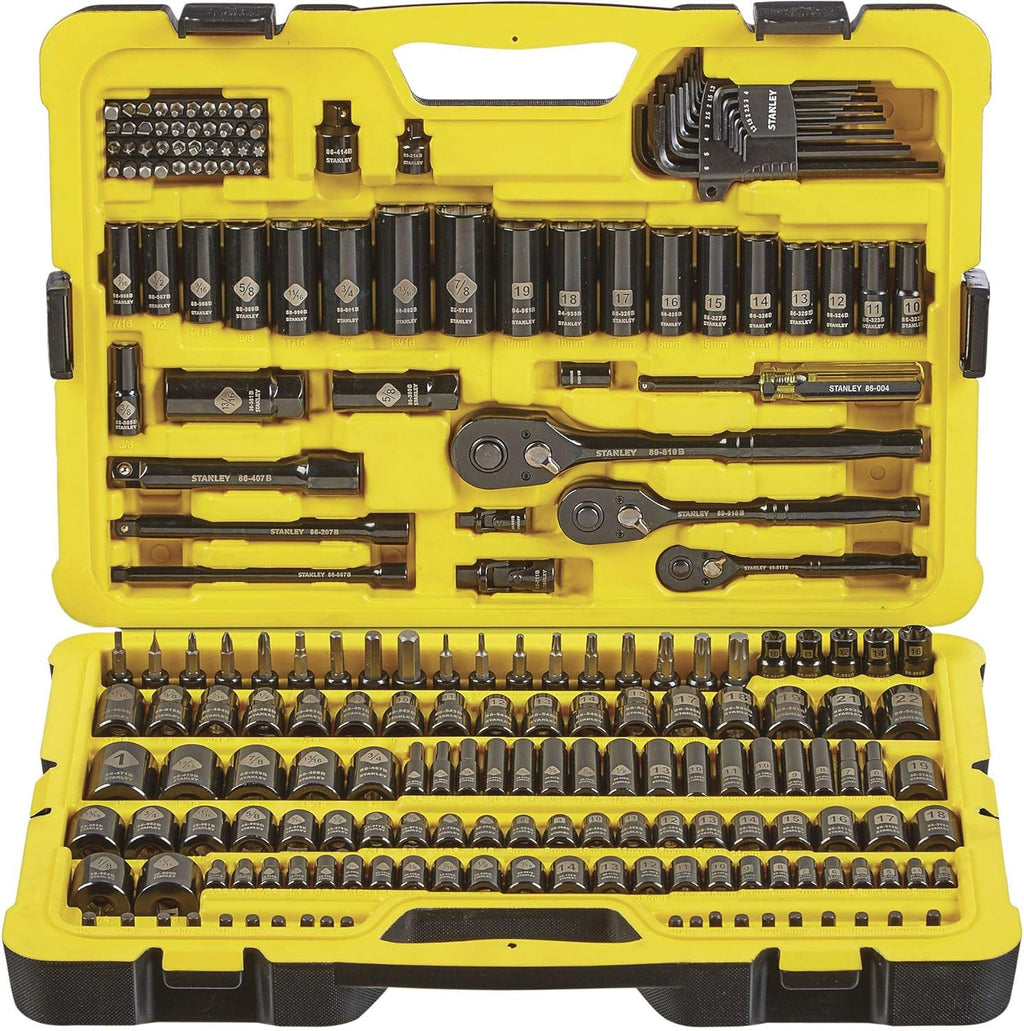 Black Chrome Mechanics Tool Set 229 pieces D329