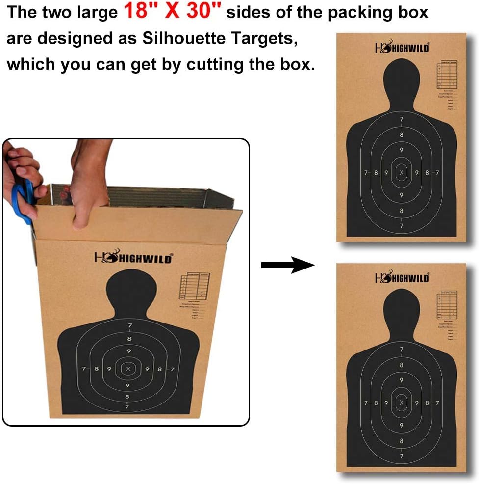 18 X 30 Cardboard Paper Targets (Pack of 25) P167