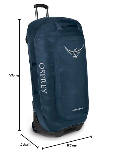 Black 120L Wheeled Travel Duffel Bag V585