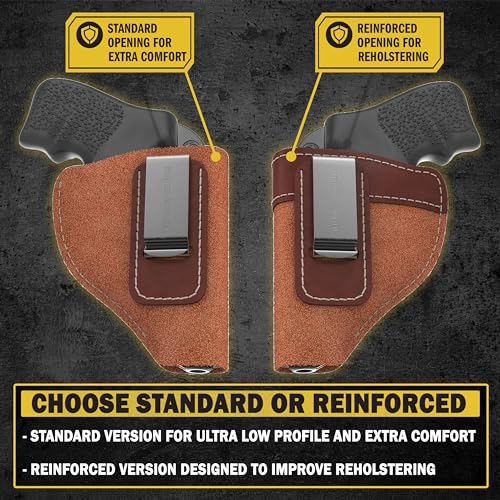 Suede Leather Revolver Holster for .38 Special & J Frame Revolvers G200