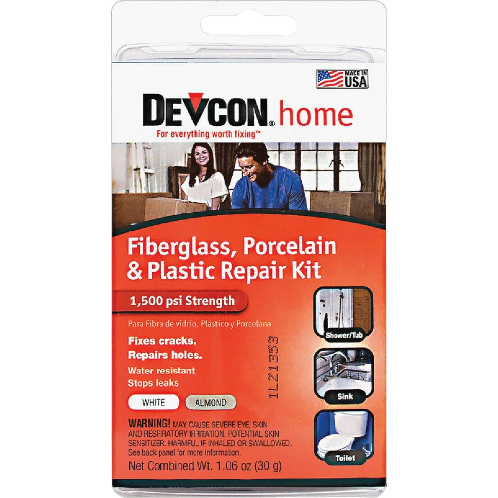 1.06 Oz. Fiberglass, Porcelain & Plastic Epoxy Repair Kit U6189