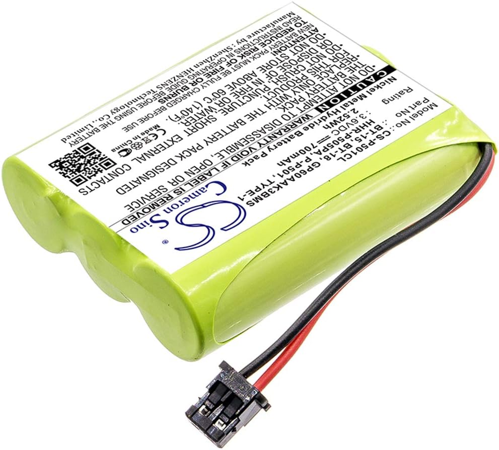 3.6V 700mA Replacement Battery V808