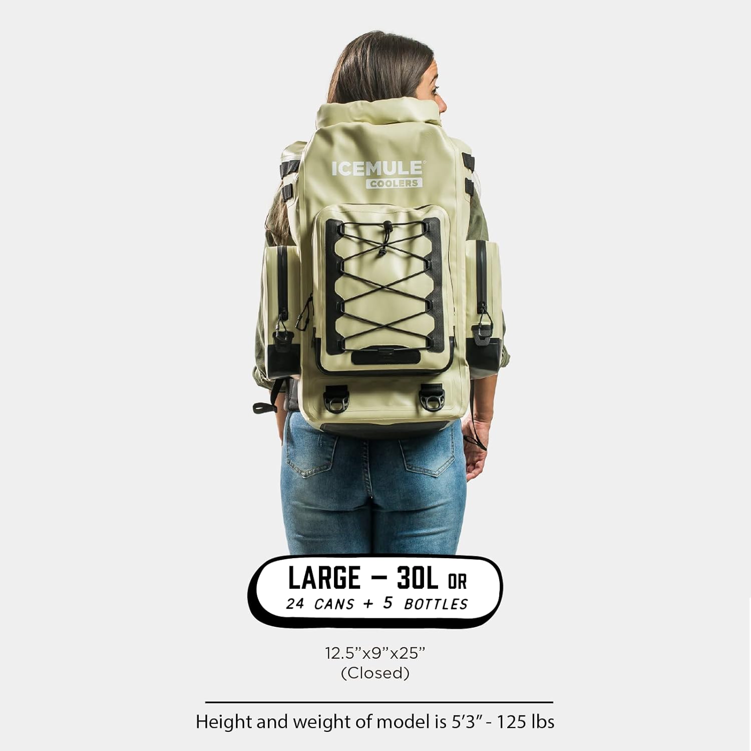 30 Liter Waterproof Soft Sided Cooler Backpack P401145
