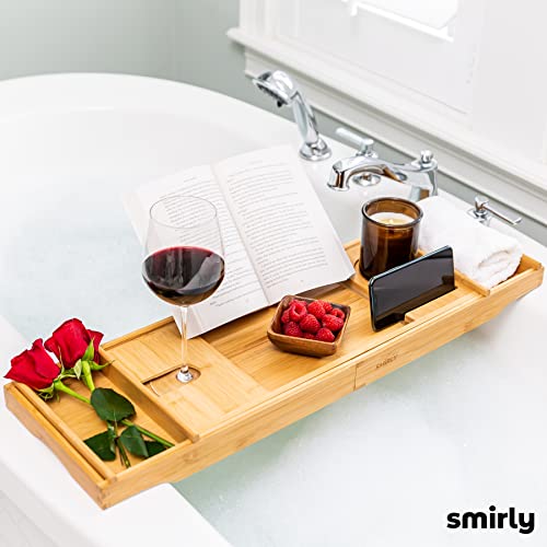 Expandable Bamboo Bathtub Tray W2530