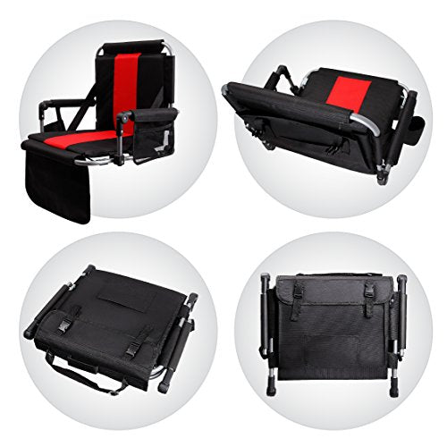 Stadium Seat Chair with Back & Arm Rest S7373