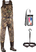 Waterproof Neoprene Camo Chest Waders with Boots A1938