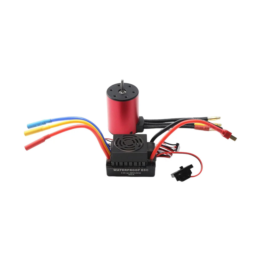 Waterproof Brushless Motor 60A ESC 50Mmx36mm 4 Poles 2300kv X80015