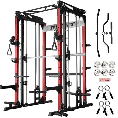 Multi-Function Smith Machine with Cable Crossover System R67401