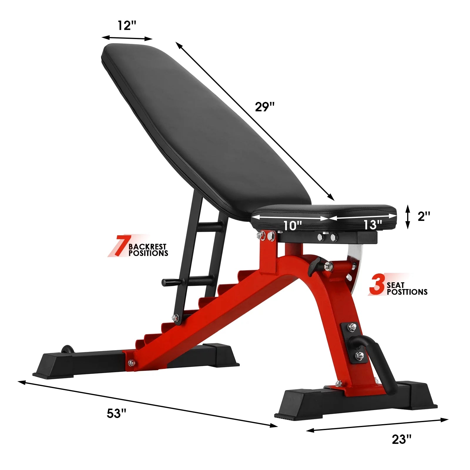 2000lbs Squat Rack with Weight Bench Combo V90134