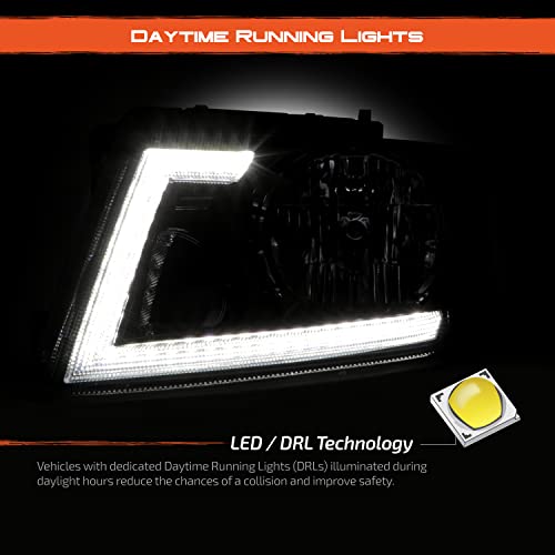 Chrome Headlights for Ford F150 Lincoln Mark LT Pickup Truck T983794