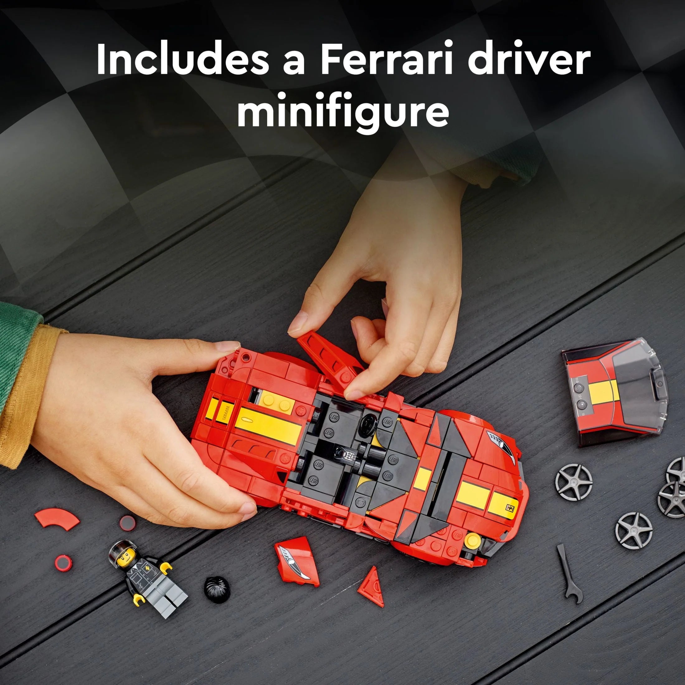 Sports Red Race Car Building Kit G426