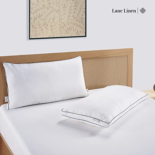 King Size Set of 2 White Down Alternative Pillows U424