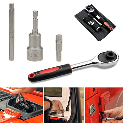 Red Torx Screw Removal Tool Kit for Jeep Wrangler Q22629