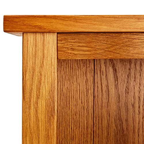 7-Tier Solid Oak Wood Bookcase I889837