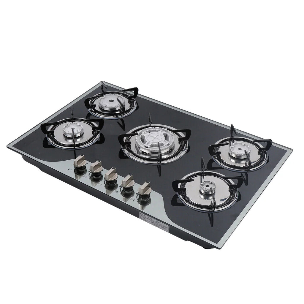 30" 5 Burner Gas Cooktop with Tempered Glass R41714