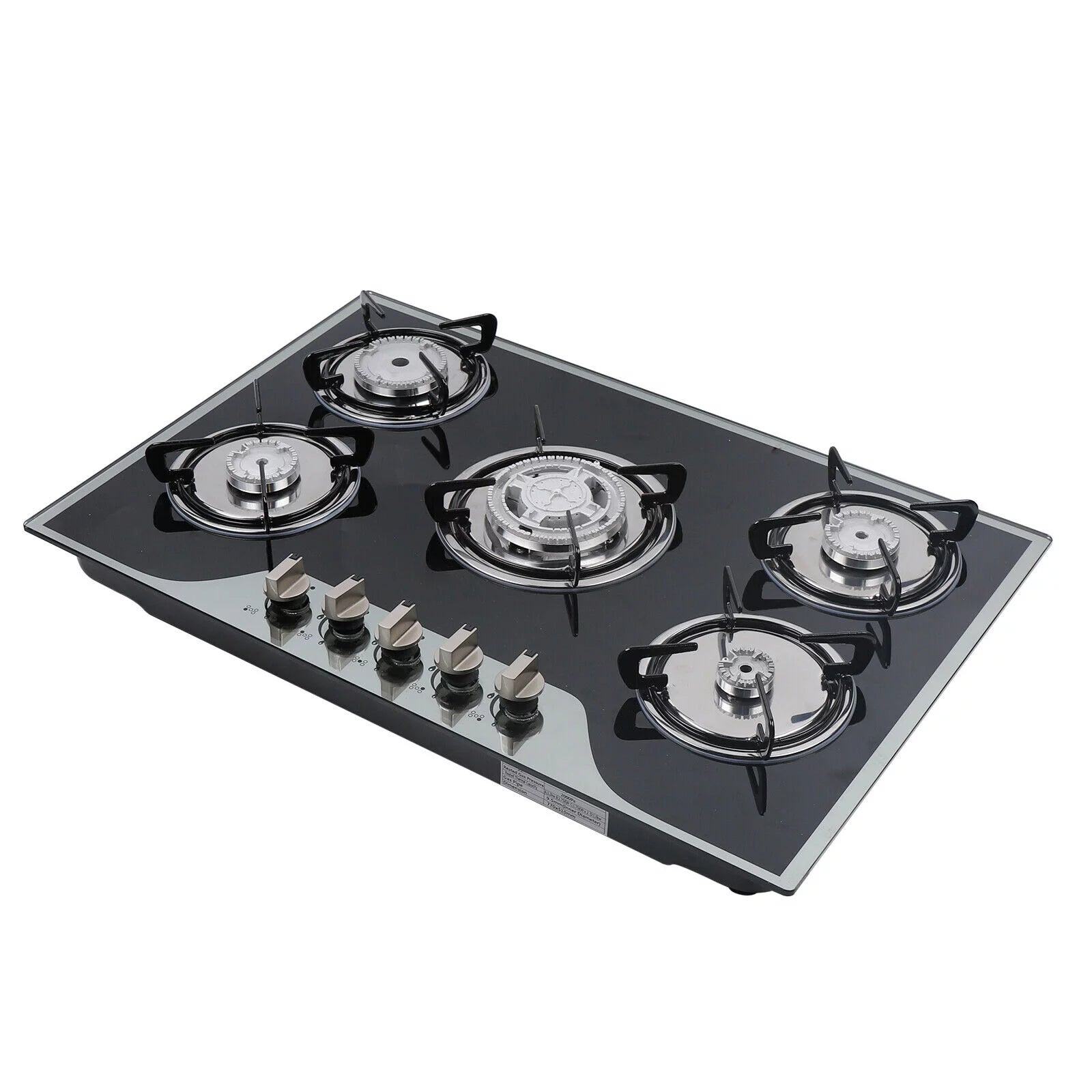 30" 5 Burner Gas Cooktop with Tempered Glass R41714