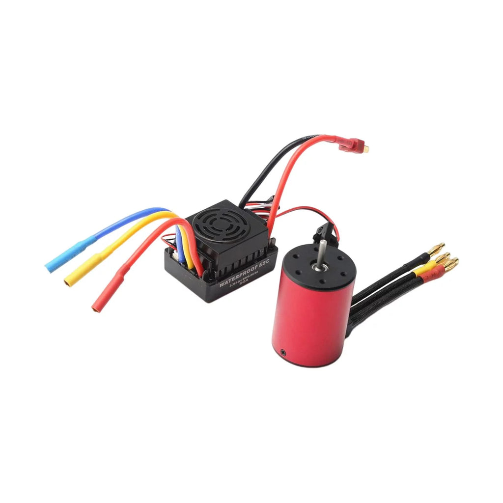Waterproof Brushless Motor 60A ESC 50Mmx36mm 4 Poles 2300kv X80015