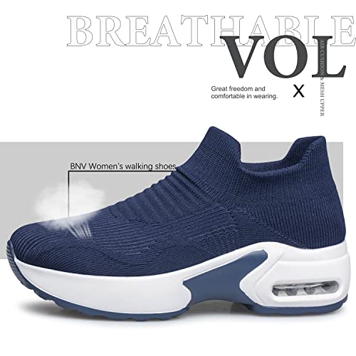 Sock Sneakers Slip on Comfortable Nursing Work Shoes N37828