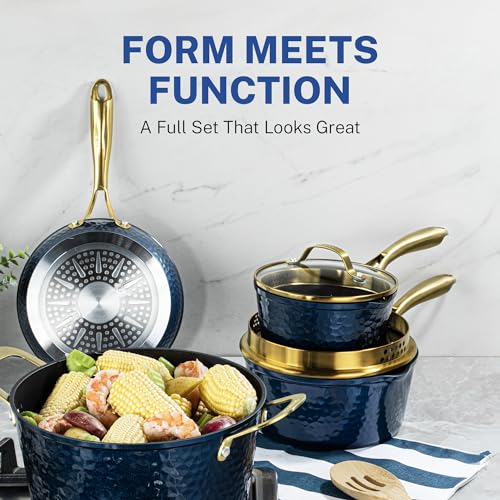15 Pc Non Stick Induction Cookware Set A669