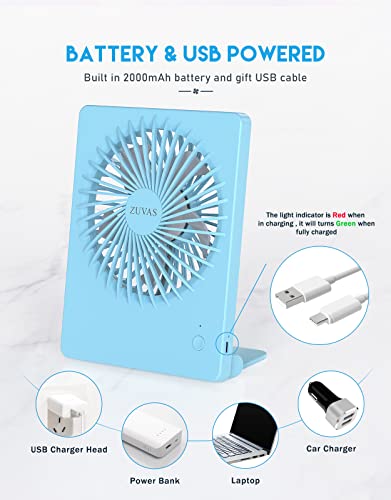 Black Rechargeable Portable Desk Fan U309527