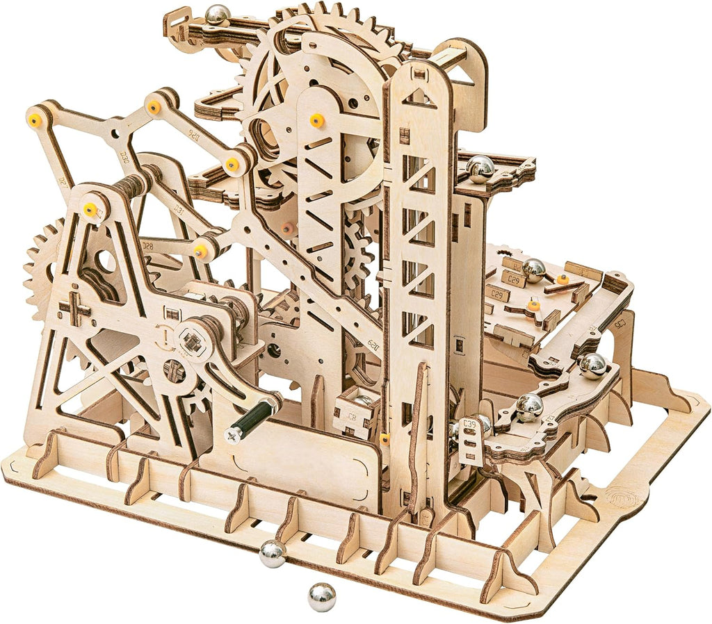 3D Wooden Marble Run Puzzle Craft Toy DIY Model Building Kits L9204