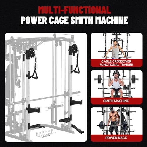 Multi-Function Power Cage with Cable Crossover System G40880