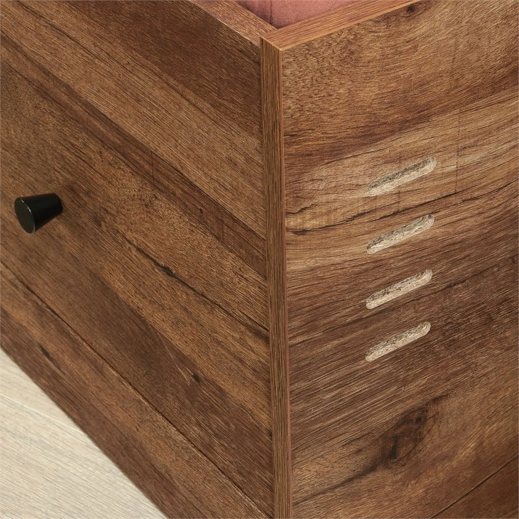 Vintage Oak Engineered Wood Bed F120