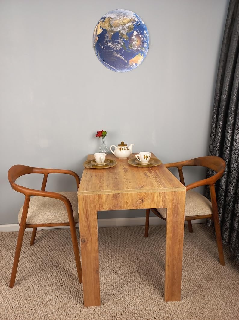 Anthracite Gray Pine Wall Mounted Folding Table C981