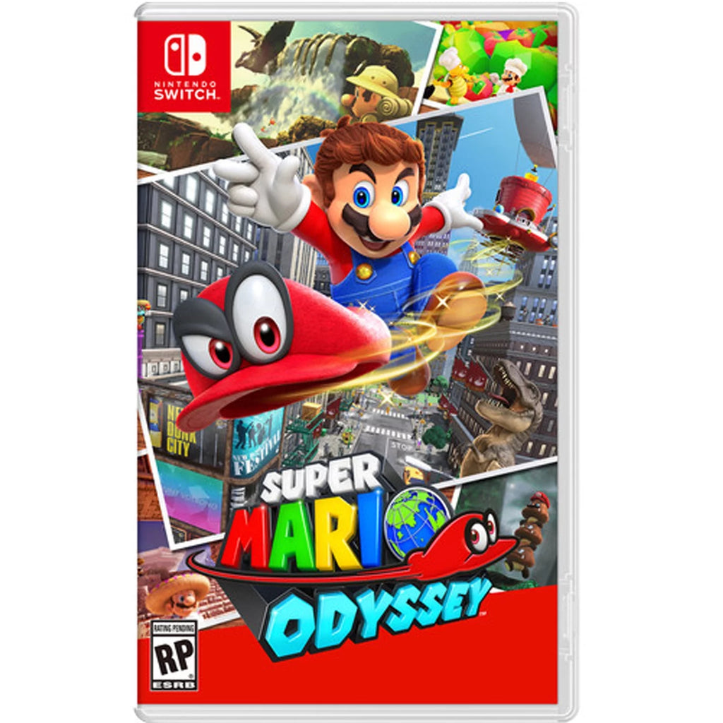 Blue Gaming Console Bundle with Super Mario Odyssey V718512