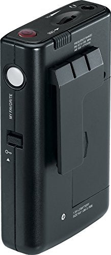 Black FM-Stereo AM Digital Tuning Pocket Radio J7044